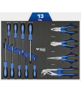 CARRO 207 HERRAMIENTAS BRILIANT DE 7 CAJONES + MALETA VASOS 172pcs