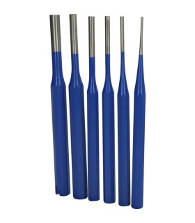 JUEGO 6 PUNZON CILIN. S/Larga  Ø 2-8mm SUELTOS