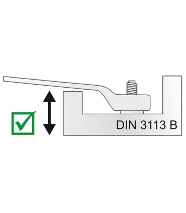 LLAVE COMBINADA DIN3113B CODO 65mm