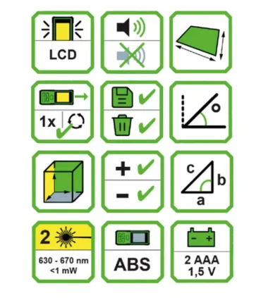 TELEMETRO LASER KS TOOLS 70 METROS