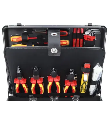 CAJA 128 HERRAMIENTAS ELECTROMECANICO KS TOOLS 911.0628