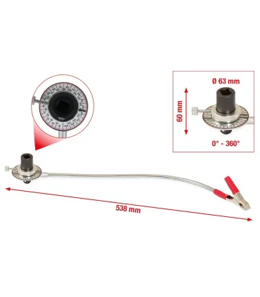 GONIOMETRO CON PINZA 1/2"