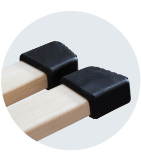 ESCALERA 10 PELD.TIJERA MADERA 2,50m C/TACOS