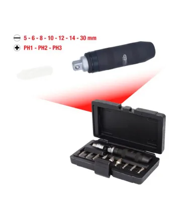 JUEGO DESTORNILLADOR A GOLPE 11p.