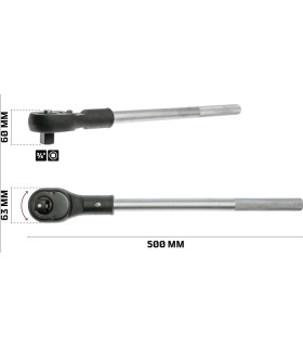 LLAVE CARRACA REVERSIBLE 3/4"