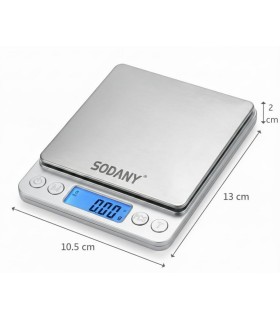 BALANZA ELECTRONICA 500 Gramos PRECISIÓN 0,10 Gramos