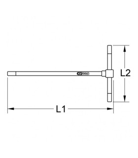 LLAVE MANGO T 3 PUNTAS TORX T10