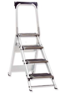 ESCALERA ALUMINIO 5 PELDAÑOS PROFESIONAL