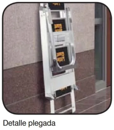 ESCALERA ALUMINIO 5 PELDAÑOS PROFESIONAL