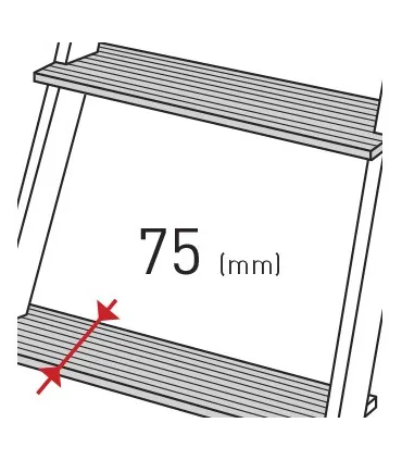 ESCALERA ALUM.TIJERA Mod.1412 12+12 Peldaños 3,8Mtrs