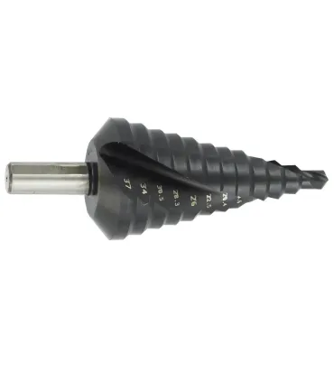 BROCA ESCALONADA HSS-COBALTO 6-37mm 12 pasos