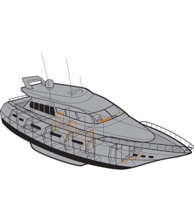 CARTUCHO 300ml SIKAFLEX 291 PU NEGRO MARINO