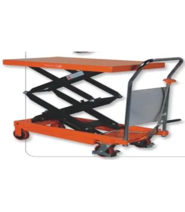 MESA ELEVADORA HIDRAULICA DOBLE TIJERA 350Kg