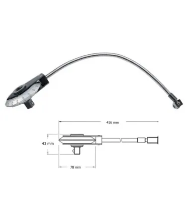 GONIOMETRO 1/2" STAHLWILLE 7380N
