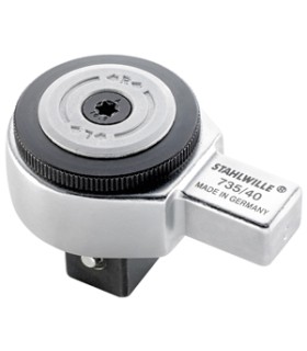 CARRACA ACOPLABLE 14x18MM CUADRADILLO 3/4" 735/40