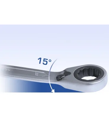 J. 5 LLAVE MIXTA CARRACA 8-19mm LEVA CONMUTABLE BT13205