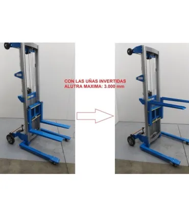 APILADOR ALUMINIO MANUAL ELEV MAX 2500/3000mm 180KG