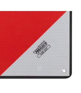 PLACA SEÑAL CARGA SALIENTE HOMOL. V20 500x500 PLASTICA