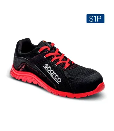 ZAPATILLA DE SEGURIDAD SPARCO PRACTICE ROJA S1P SRC: Protección y Comodidad - OULET -