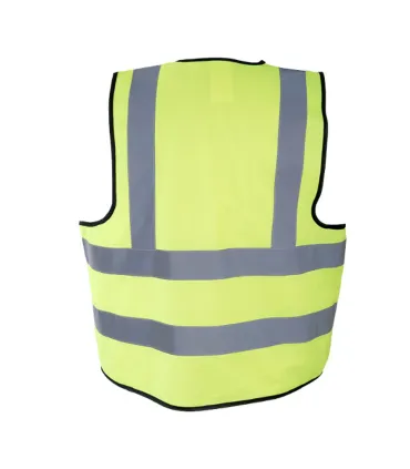 CHALECO DE TRÁFICO CON CREMALLERA AV CHINTEX AMARILLO