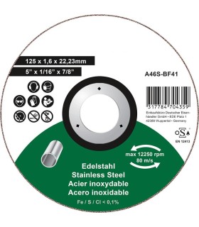 DISCO CORTE PLANO A46 S 180x1,6