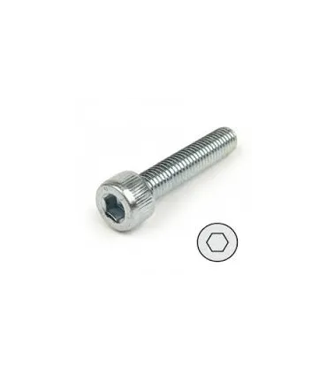 M10X80 TORNILLO ALLEN DIN 912 8.8 ZINCADO TODO ROSCA