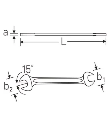 LLAVE PLANA FIJA STAHLWILLE