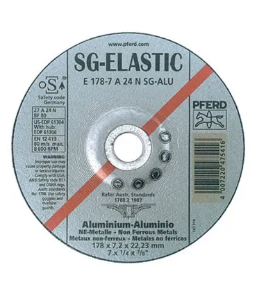 DISCO DESBASTE 115x6x22 ALUMINIO