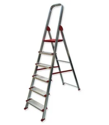 ESCALERA GAYNER ALUM.TIJERA 7 Peld+Barand