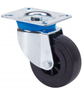 RUEDA GIRAT. 10TV80-TPGN GOMA NEGRA ALEX 2-0001