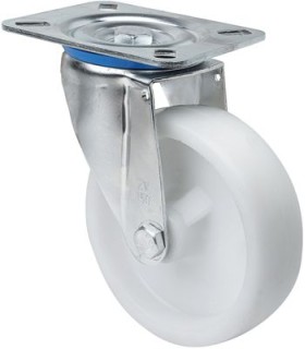 RUEDA GIRAT. 10ZV125-UT POLIAMIX ALEX 2-0239