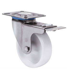 RUEDA GIRAT. 10ZVLIFD80-UT POL. INOX ALEX 2-2414