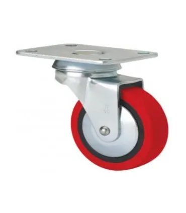 RUEDA POLIU.GIR. C/PLETINA 40 mm ALEX 2-2564