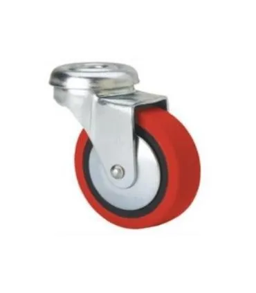 RUEDA POLIU.GIR. AGUJ.PASANTE 30 mm ALEX  2-2570 15Kg