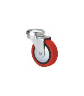 RUEDA POLIU.GIR. AGUJ.PASANTE 30 mm ALEX  2-2570 15Kg