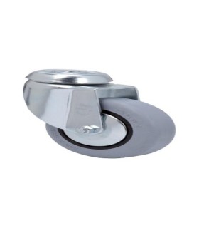 RUEDA GIRAT. 20BH100CP-PLGI GOMA GRIS ALEX 3-0008