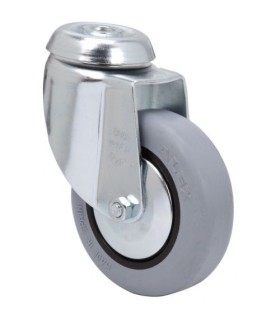 RUEDA GIRAT. 20BH100CP-PLGI GOMA GRIS ALEX 3-0008