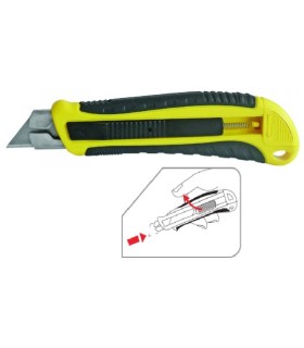 CUTER SEGURIDAD RETRACTIL 18MM