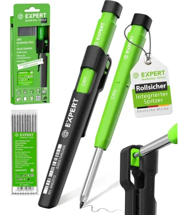 MARCADOR "LAPIZ" EXPERT-DRY CON FUNDA PORTAMINAS Y MINAS