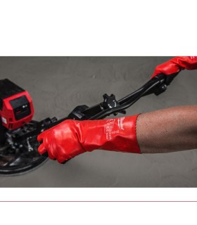 GUANTES QUÍMICOS C/NITRILO L350 MILWAUKEE 9/L