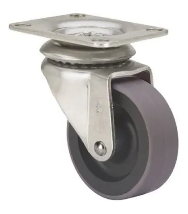 RUEDA GIRAT. 10ZR40-PGI40 GOMA GRIS ALEX 2-1576