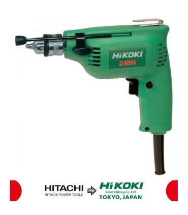 TALADRO LIGERO HITACHI 240W 6,5 mm. PORTAB.AUTOMATICO