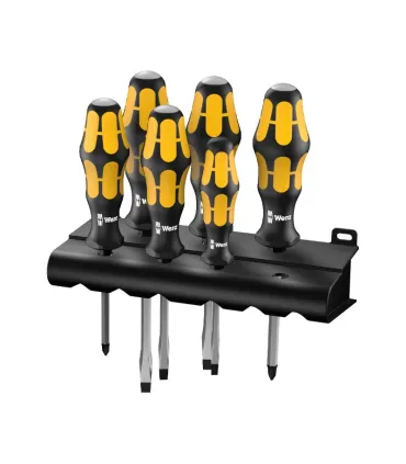 SET 6 DESTORCINCEL WERA AMARILLOS VARILLA PASADA