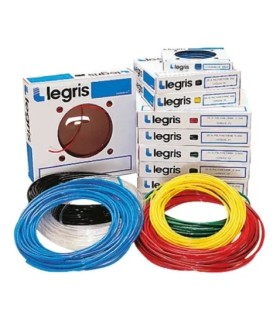 Estuche dispensador con 25 metros de tubo Nylon Ø2x4mm. Color Natural, blanco translúcido.