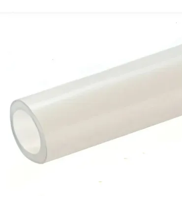 Estuche dispensador con 25 metros de tubo Nylon Ø2x4mm. Color Natural, blanco translúcido.