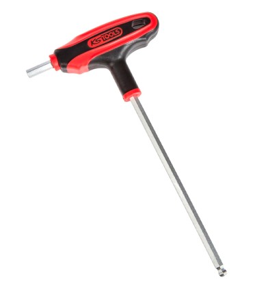 LLAVE ALLEN BOLA ACODADA CON MANGO 4mm