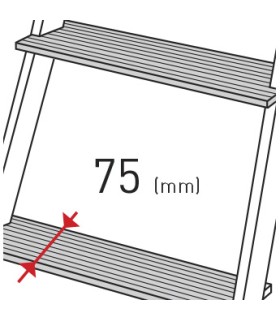 ESCALERA ALUM.TIJERA Mod.1412 12+12 Peldaños 3,8Mtrs