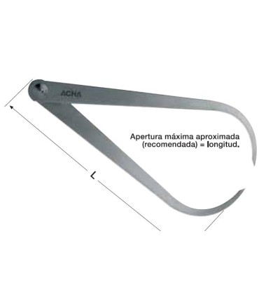 COMPAS EXTERIORES DE 200 mm
