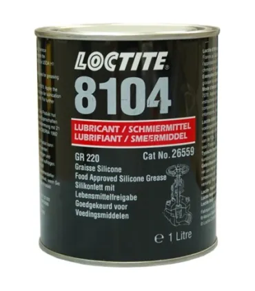 BOTE 1 LIT. GRASA SILICONA ALIMENTARIA LOCTITE 8104