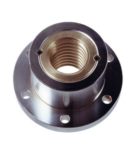 TUERCA HUSILLO BRIDA ACERO+CASQ.BRONCE TR-14x3 DCHA